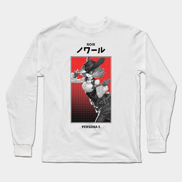 Noir Persona 5 Long Sleeve T-Shirt by KMSbyZet